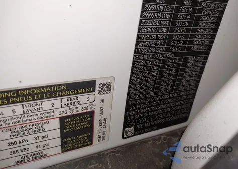 2019 Land Rover Range Rover Velar P250 from USA, damaged, VIN SALYA2EX8KA214340